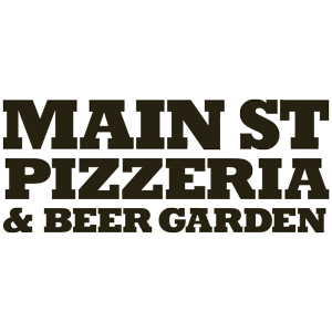 Mait St Pizzeria & Beer Garden in black text - 300 px